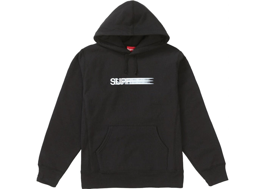 SUPREME MOTION LOGO HOODIE BLACK