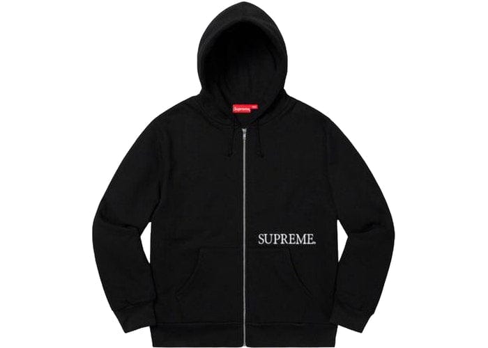 Supreme Thermal Zip Up Sweatshirt Black