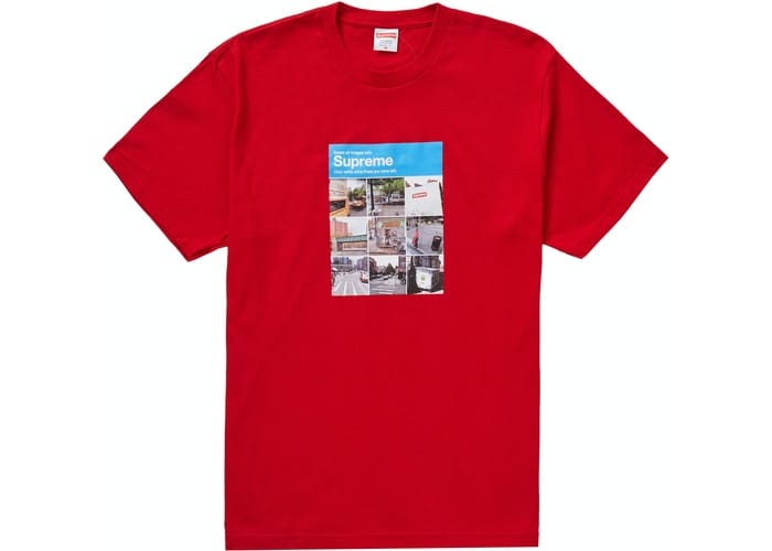 SUPREME CLOTHING SUPREME VERIFY TEE RED FW20