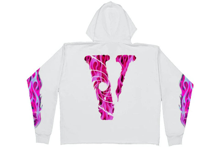 Pink vlone hoodie best sale