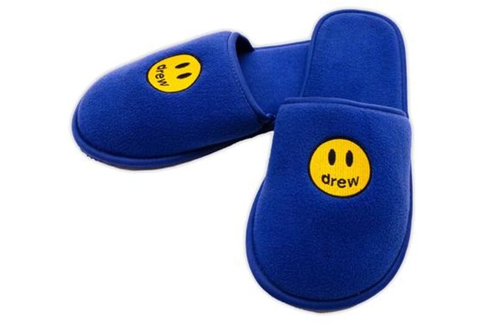 DREW HOUSE MASCOT SLIPPERS ROYAL BLUE – ONE OF A KIND