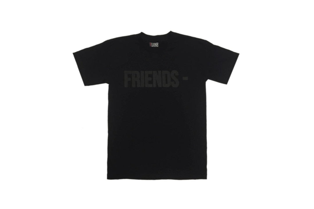 Black vlone friends shirt hotsell